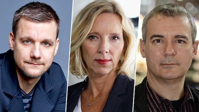 Tobias Schlegl, Claudia Sarre und Ilija Trojanow